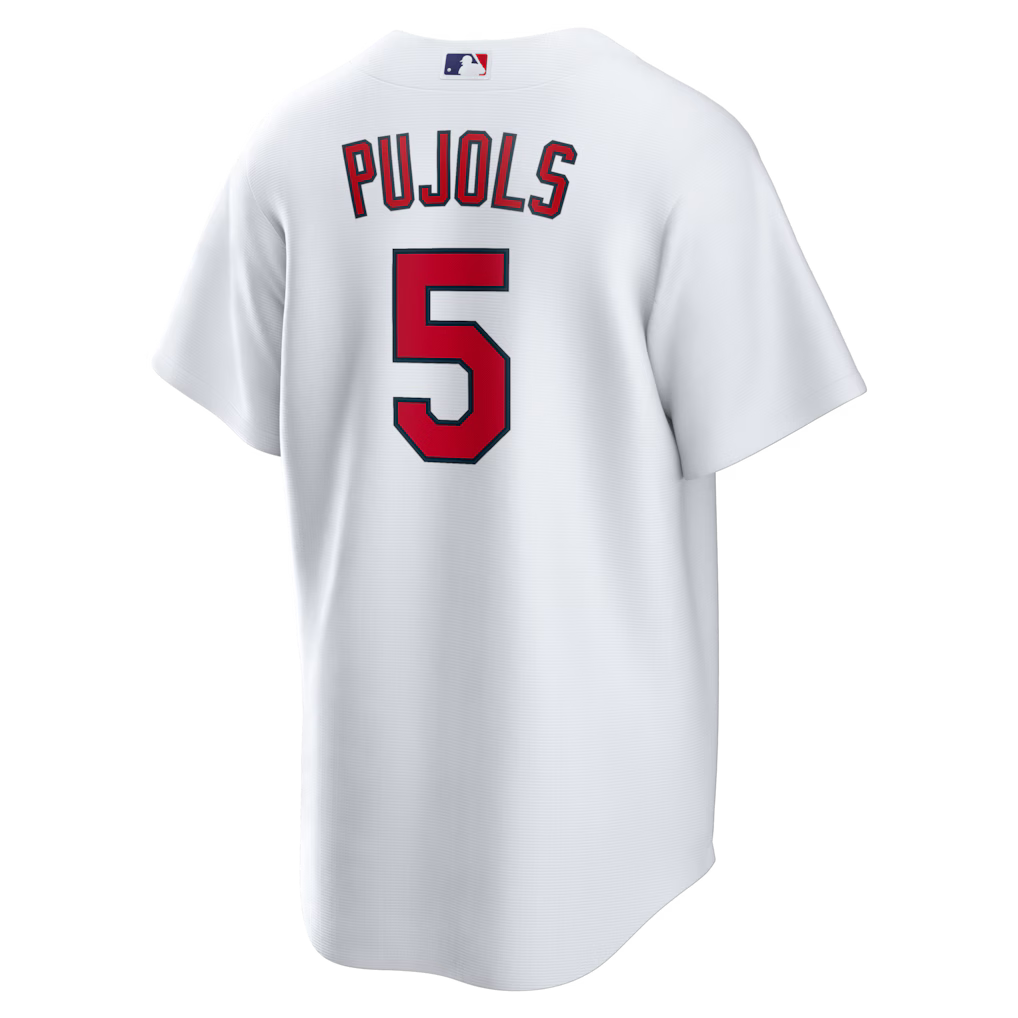 Men's St. Louis Cardinals Albert Pujols Nike White Home Retired Player Replica Jersey