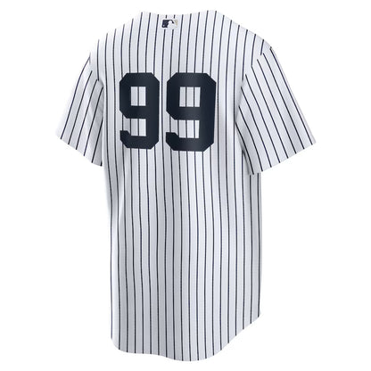 Men's New York Yankees Aaron Judge Nike White Home Replica Player Name Jersey