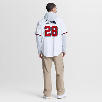 Men's Atlanta Braves Matt Olson White Home Replica Jersey