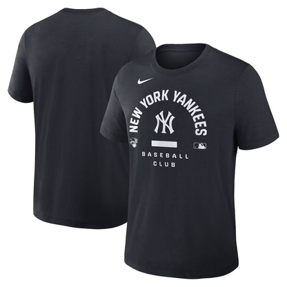 Men's New York Yankees Navy Authentic Collection Early Work Tri-Blend Dri-FIT T-Shirt