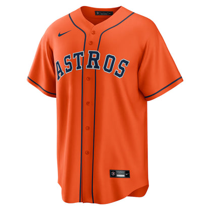 Men's Houston Astros Orange Alternate Replica Team Jersey