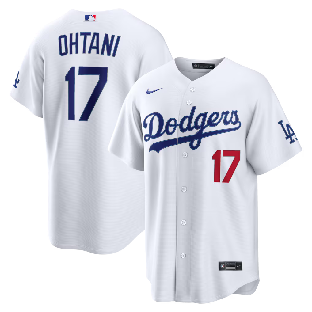 Men's Los Angeles Dodgers Shohei Ohtani White Home Stadium Jersey