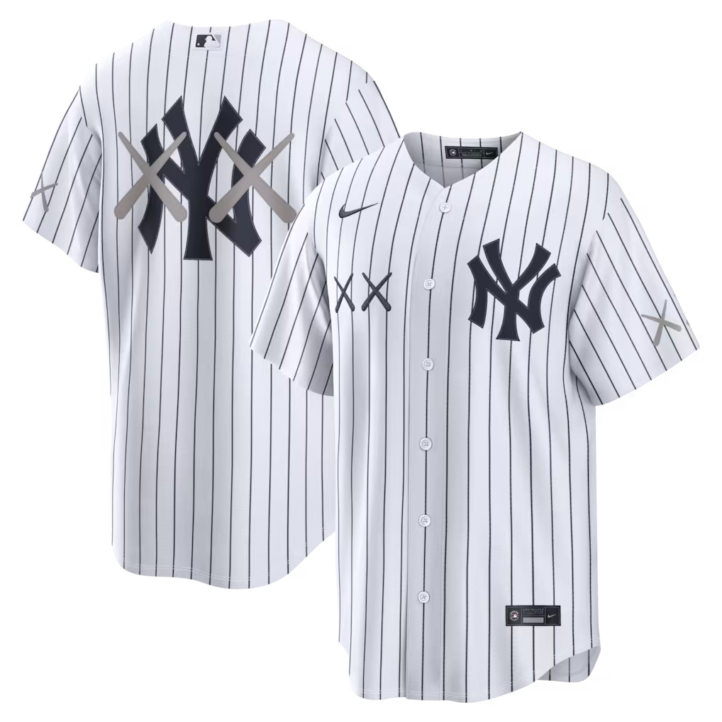 Men's New York Yankees Nike x KAWS White Stadium Jersey