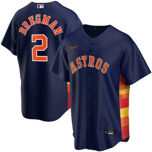 Men's Houston Astros Jose Altuve Navy Alternate 2 Elite Player Jersey